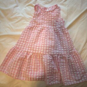 Wonder Nation Pink and White Checkered Dress